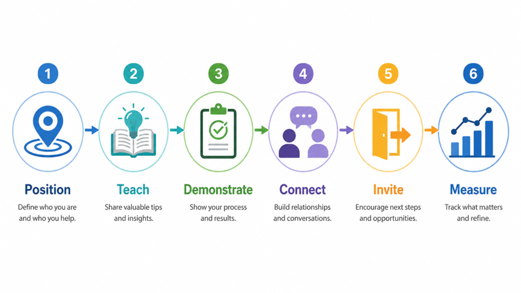 professional visibility; patient education; reputation; personal branding; social media engagement; content pillars; short-form video; content repurposing; patient trust

